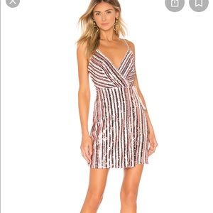 NWT bcbgmaxazria Multi Color Sequins Dress